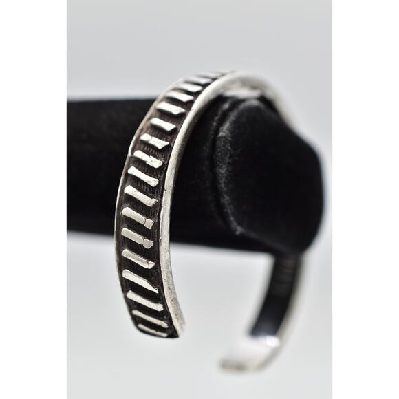 Patrick Mavros 925 Sterling Silver Cuff Bangle Bracelet 42.8 Grams Signed Unisex - Picture 5 of 12